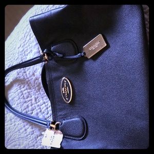 Brand New Navy Coach Purse